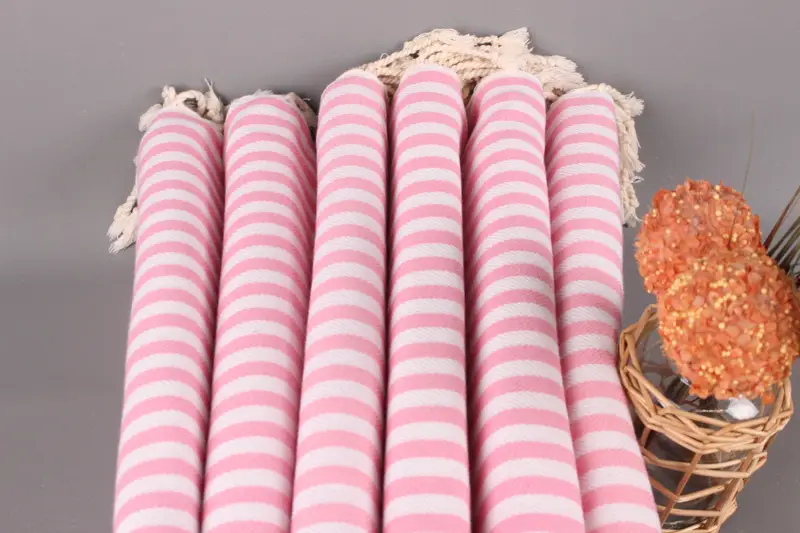 Bridesmaid Gift Towel, Personalized Towel, Beach Wedding Favor, 70x40 Cotton Striped Towel, Bridal Shower Favor, Personalized Turkish Towel - 3