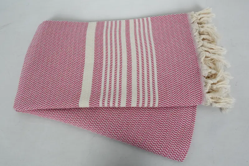 Traditional Turkish peshtemal for hammam, Cotton towel, Travel towel, Bridal Party Gifts, Sand-resistant towel, 70x40 Cotton Striped Towel - 6