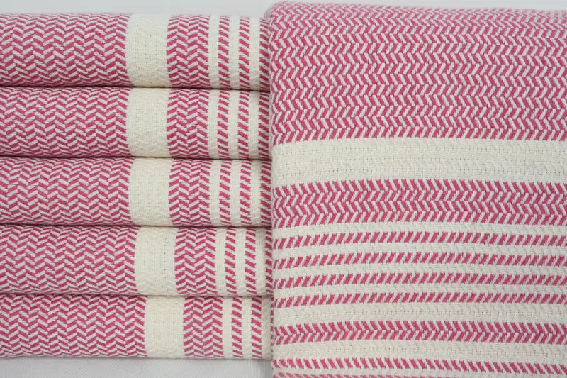 Traditional Turkish peshtemal for hammam, Cotton towel, Travel towel, Bridal Party Gifts, Sand-resistant towel, 70x40 Cotton Striped Towel - 1