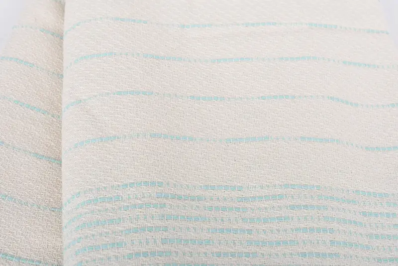 Turkish Bedcover, Monogram Blanket, 98x92 Cotton Striped Design Towel, Wedding Favors, Throw Blanket, Wedding Anniversary Gift, Christmas Favors - 4