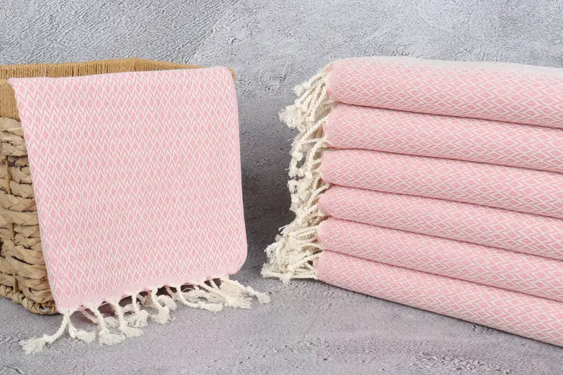 Wedding Favors, Personalized Dish Towel, 40x20 Cotton Diamond Towel, Bathroom Towels, Bachelorette Party Favors, First Wedding Anniversary Gift - 3
