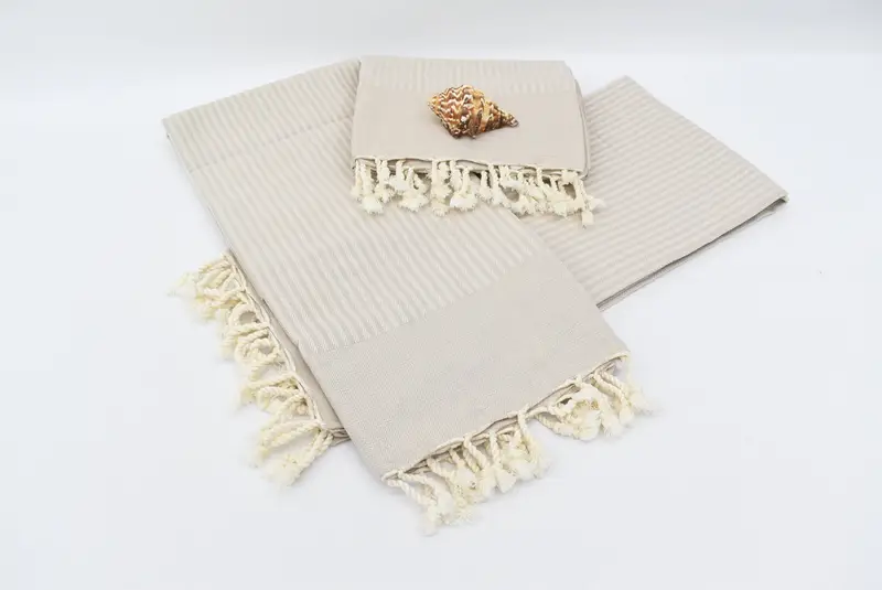 70x40 Cotton Striped Towel, Gift For Best Friend, Wedding Gifts Towel, Cute Beach Towel, Personalized Gift, Holiday Towel, Bridesmaid Gift Towel - 8