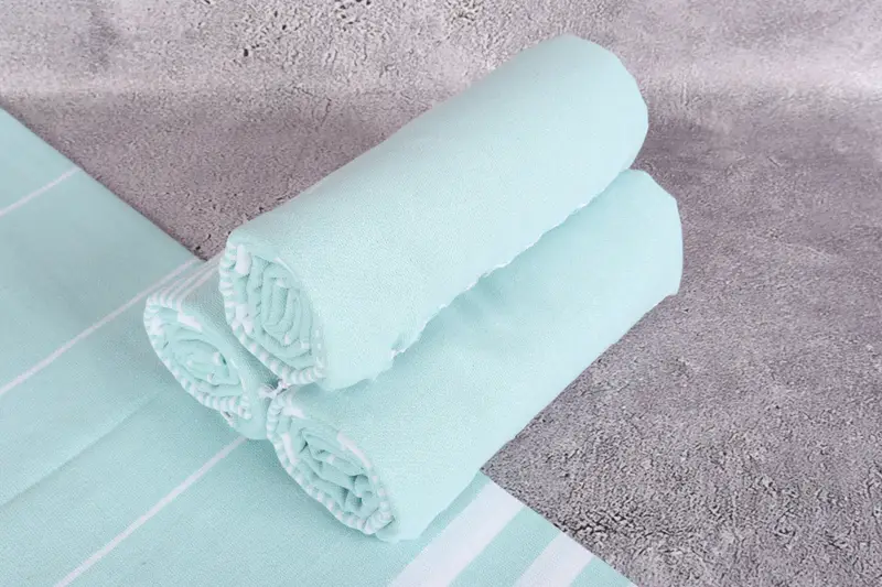 Bridal Party Gifts, 70x40 Cotton Striped Towel, Embroidered Turkish Towel, Wedding Gifts Towel, Beach Size Towel, Gift For Her, Embroidered Towel - 7