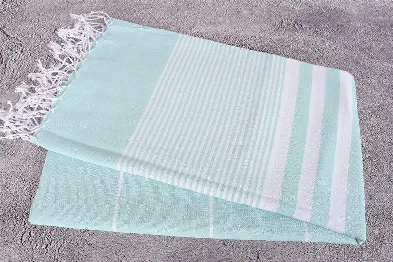 Bridal Party Gifts, 70x40 Cotton Striped Towel, Embroidered Turkish Towel, Wedding Gifts Towel, Beach Size Towel, Gift For Her, Embroidered Towel - 6