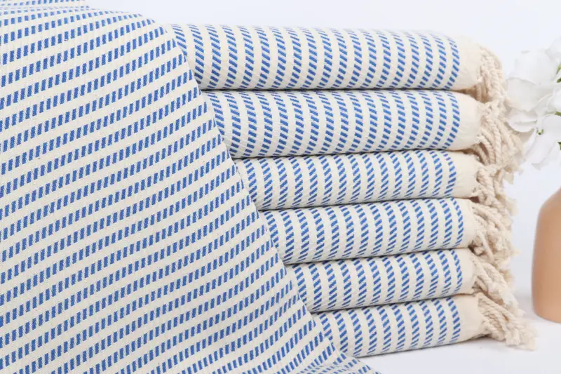 Hammam towel, Gift For Best Friend, Bulk Order Towel, Beach towel, Absorbent Turkish towel, Gift For The Home Decor, 70x40 Cotton Polka Dot Towel - 1