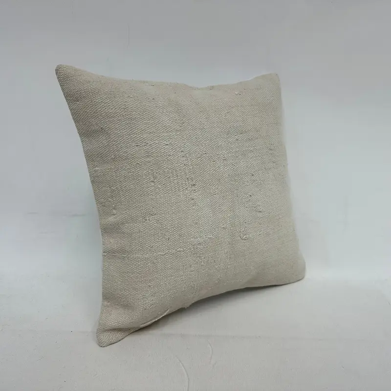 Sofa Pillow Case, Nomadic Cushion Case, Vintage Kilim Throw Pillow, 16x16 White Pillow Cover, Vintage Kilim Pillow, Pillow for Sofa, Cushion - 2