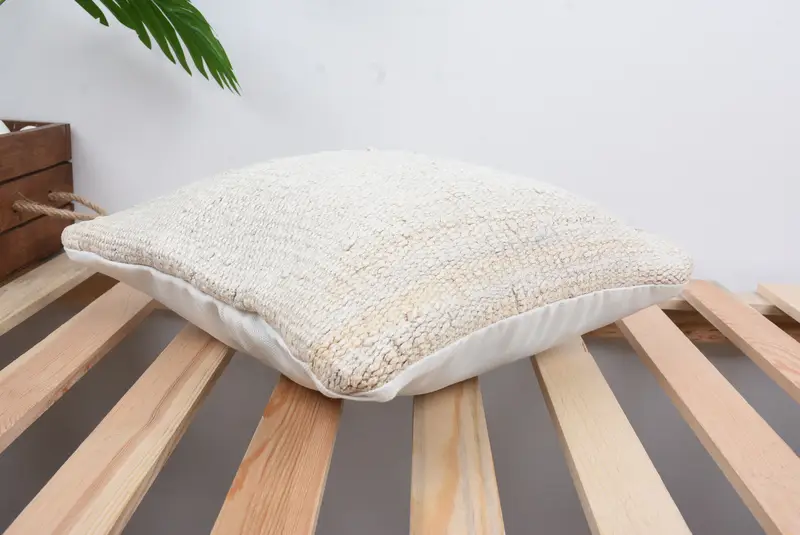Turkish Kilim Pillow, 14x14 White Cushion Case, Gift Pillow, Nautical Throw Pillow, Vintage Kilim Pillow, Pillow Cover, Christmas Cushion Cover - 6