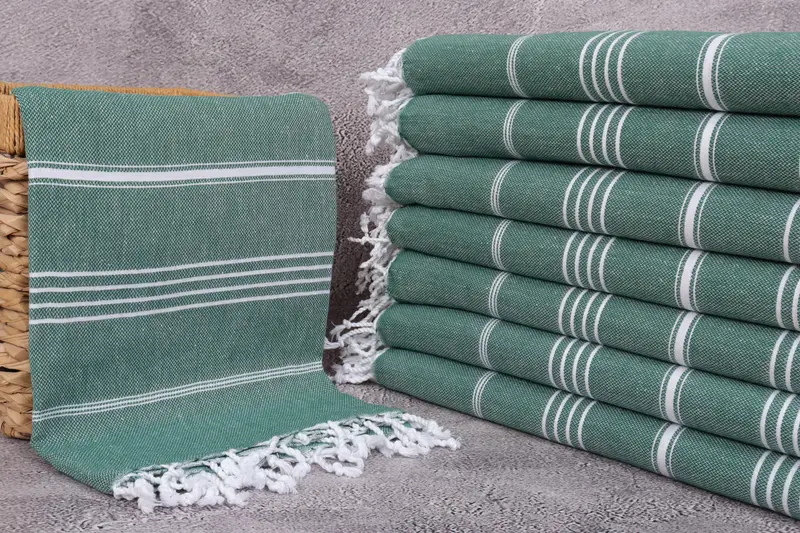 Turkish fouta towel for outdoor use, Home Decor Gifts, Large Beach Towel Personalized, Cotton towel, Peshtemal Towel, Boyfriend Christmas Gift - 3