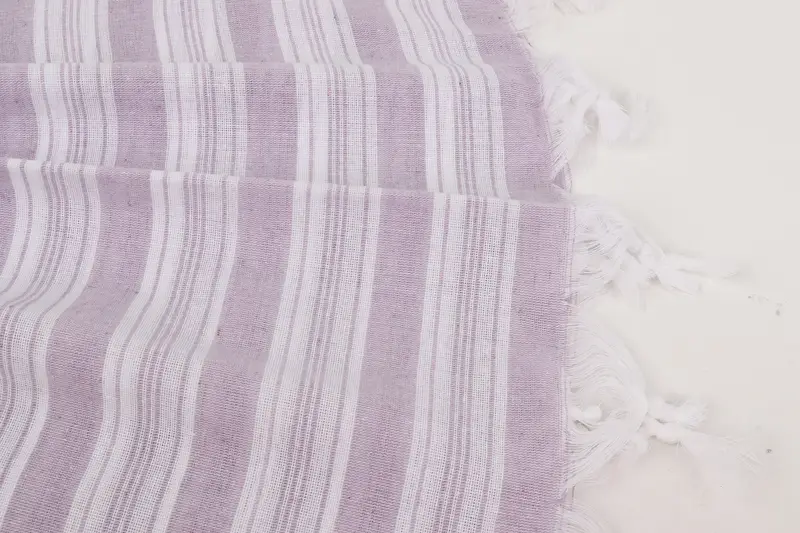 Quick-Dry Beach Towel, Turkish Towel Beach, Eco-Friendly Turkish Towel, Bridal Shower Favor, Soft towel, 70x40 Cotton Striped Towel, Travel Towel - 8