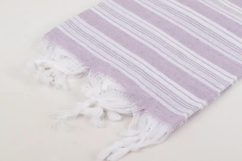 Quick-Dry Beach Towel, Turkish Towel Beach, Eco-Friendly Turkish Towel, Bridal Shower Favor, Soft towel, 70x40 Cotton Striped Towel, Travel Towel - 7
