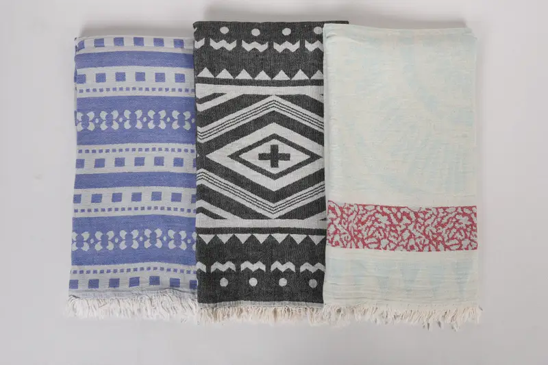 70x40 Cotton Set of 8 Towel, Bath towel, Sand-resistant Turkish towel for the beach, Bridesmaid Gift, Turkish Towel USA, Wedding Gift For Bride - 7