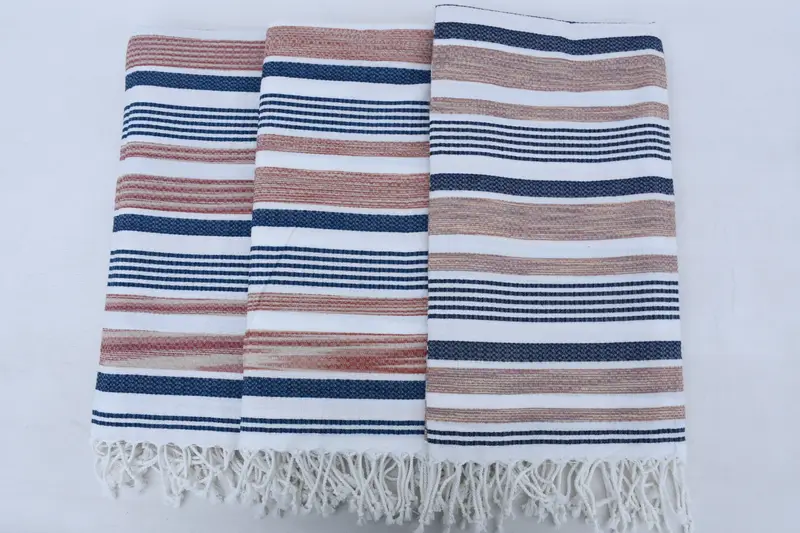Hammam towel, Bathroom Towel, 70x36 Cotton Striped Towel, Turkish bath towel for spa, Personalized Gifts, Bachelorette Party Gift, Decorative Towel - 4