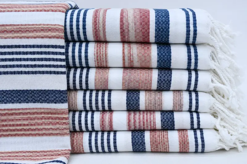 Hammam towel, Bathroom Towel, 70x36 Cotton Striped Towel, Turkish bath towel for spa, Personalized Gifts, Bachelorette Party Gift, Decorative Towel - 1