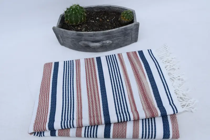 Hammam towel, Bathroom Towel, 70x36 Cotton Striped Towel, Turkish bath towel for spa, Personalized Gifts, Bachelorette Party Gift, Decorative Towel - 6