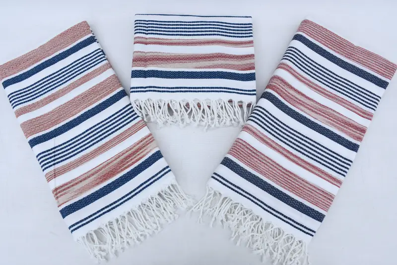 Hammam towel, Bathroom Towel, 70x36 Cotton Striped Towel, Turkish bath towel for spa, Personalized Gifts, Bachelorette Party Gift, Decorative Towel - 8