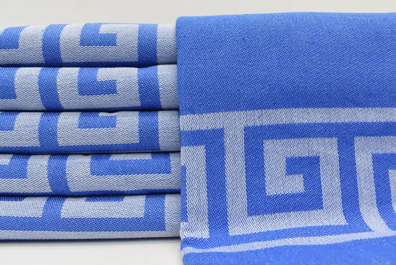 70x40 Cotton Patterned Towel, Turkish beach towel with fringe, Bridal Shower Gifts, Turkish Towel USA, Beach Towel Bulk, Sand-resistant towel - 2