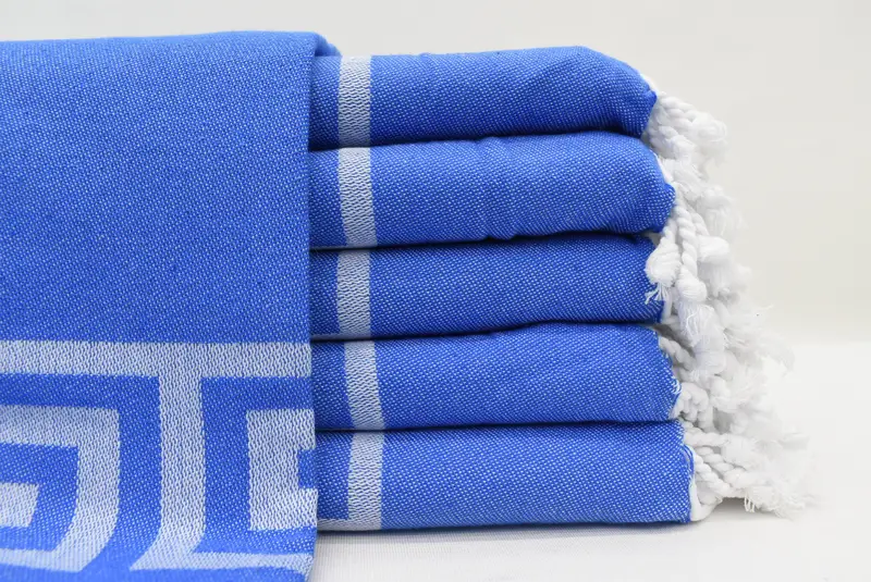 70x40 Cotton Patterned Towel, Turkish beach towel with fringe, Bridal Shower Gifts, Turkish Towel USA, Beach Towel Bulk, Sand-resistant towel - 1