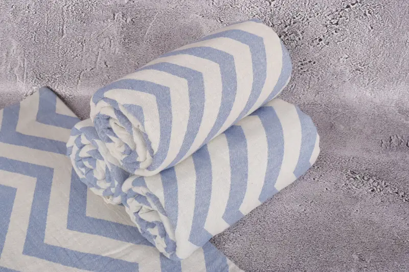 Turkish bath towel, Thin towel, Best Wedding Gift, Lightweight Turkish towel, Home Gift, 70x40 Cotton Zigzag Design Towel, Girls Weekend Favors - 7