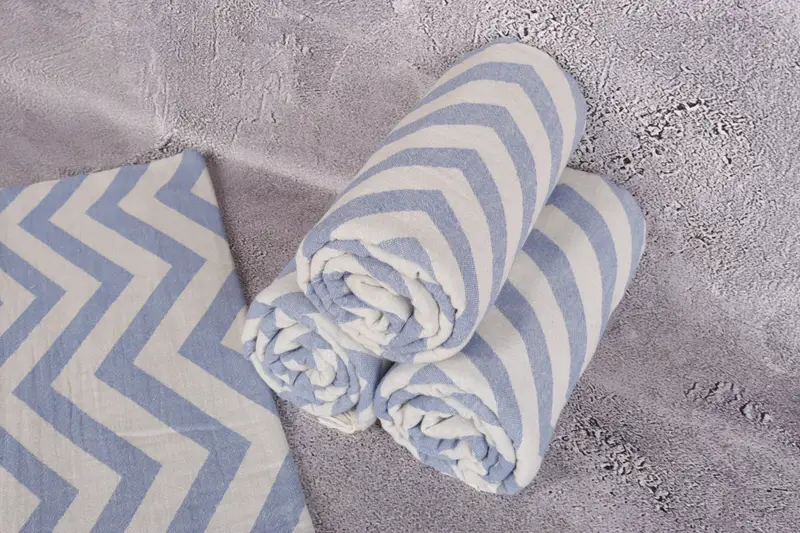 Turkish bath towel, Thin towel, Best Wedding Gift, Lightweight Turkish towel, Home Gift, 70x40 Cotton Zigzag Design Towel, Girls Weekend Favors - 8