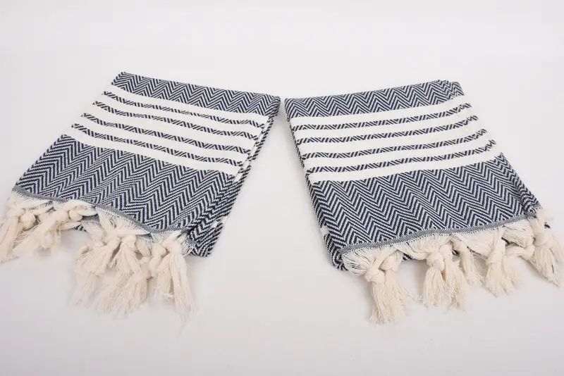 40x20 Cotton Striped Towel, Bridal Gifts, Holiday Towel, Bulk Order Towel, Custom Hand Towel, Personalized Kitchen Towel, Turkish Towel Hand Towel - 6