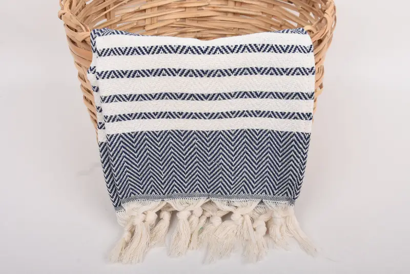40x20 Cotton Striped Towel, Bridal Gifts, Holiday Towel, Bulk Order Towel, Custom Hand Towel, Personalized Kitchen Towel, Turkish Towel Hand Towel - 5