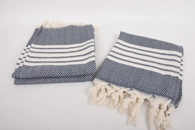 40x20 Cotton Striped Towel, Bridal Gifts, Holiday Towel, Bulk Order Towel, Custom Hand Towel, Personalized Kitchen Towel, Turkish Towel Hand Towel - 7
