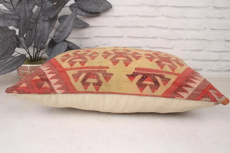 Turkish Kilim Pillow, Pillow for Couch, Interior Designer Pillow, Lounge Throw Pillow Sham, Pillow Cover, 16x24 Green Pillow - 5