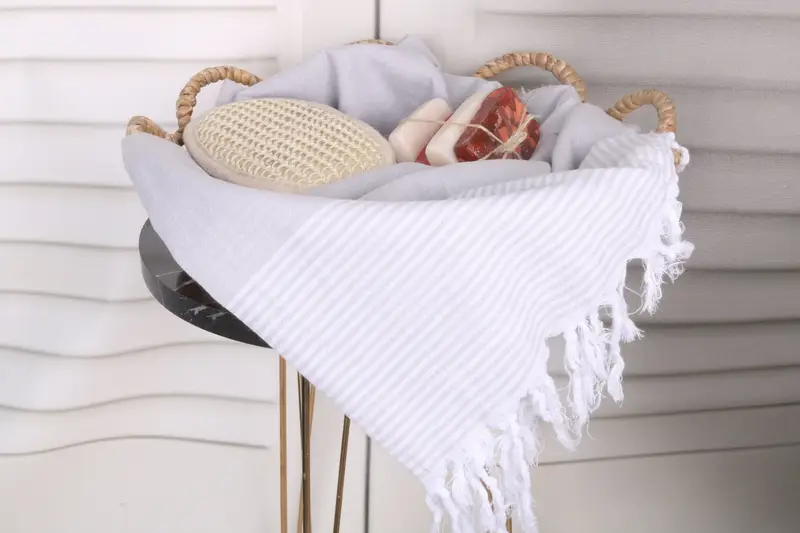 Luxury towel, 80x36 Cotton Striped Towel, Sand-resistant Turkish towel for the beach, Best Beach Towel, Soft towel, Custom Name Towel, Bridal Gifts - 2