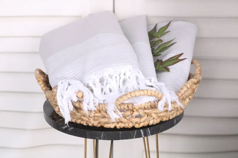 Luxury towel, 80x36 Cotton Striped Towel, Sand-resistant Turkish towel for the beach, Best Beach Towel, Soft towel, Custom Name Towel, Bridal Gifts - 5