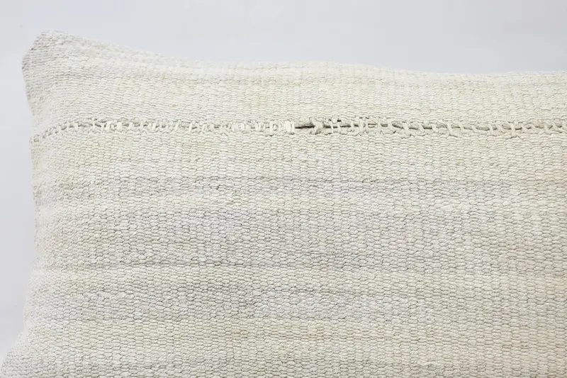 12x48 White Pillow Case, Vintage Kilim Throw Pillow, Cushion, Custom Cushion Cover, Home Decor Pillow, Authentic Pillow Cover, Vintage Pillow - 2