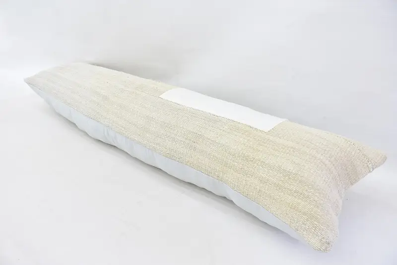 12x48 White Pillow Case, Vintage Kilim Throw Pillow, Cushion, Custom Cushion Cover, Home Decor Pillow, Authentic Pillow Cover, Vintage Pillow - 6