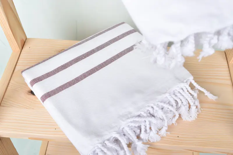 Baumwolltuch, handgefertigtes Geschenk, personalisiertes Handtuchgeschenk, Bulk -Bestellhandtuch, 70x40 Baumwollstreifentuch, Strandtuch, Peshtemal -Handtuch, bestes Hochzeitsgeschenk - 5