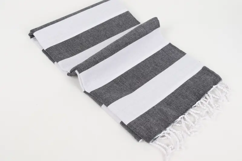 Quick-dry peshtemal, Personalized Home Gift Wedding, Bachelor Party Favors, Beach Towel Bulk, Organic Turkish towel, 70x40 Cotton Striped Towel - 6