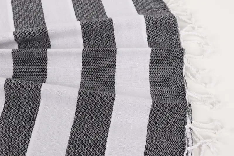 Quick-dry peshtemal, Personalized Home Gift Wedding, Bachelor Party Favors, Beach Towel Bulk, Organic Turkish towel, 70x40 Cotton Striped Towel - 8