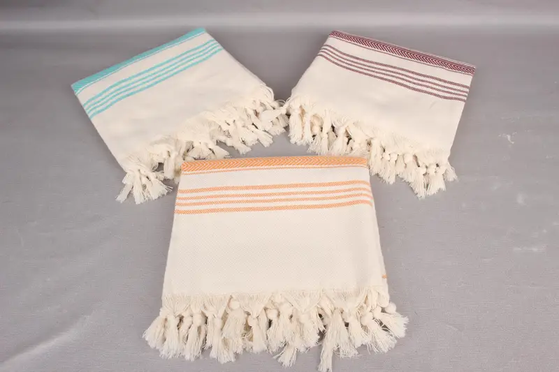 Best Beach Towel, Halloween Gifts, 70x40 Cotton Striped Towel, Guest Towel, Monogrammed Beach Towel, Custom Beach Towels, Peshtemal Towel - 4