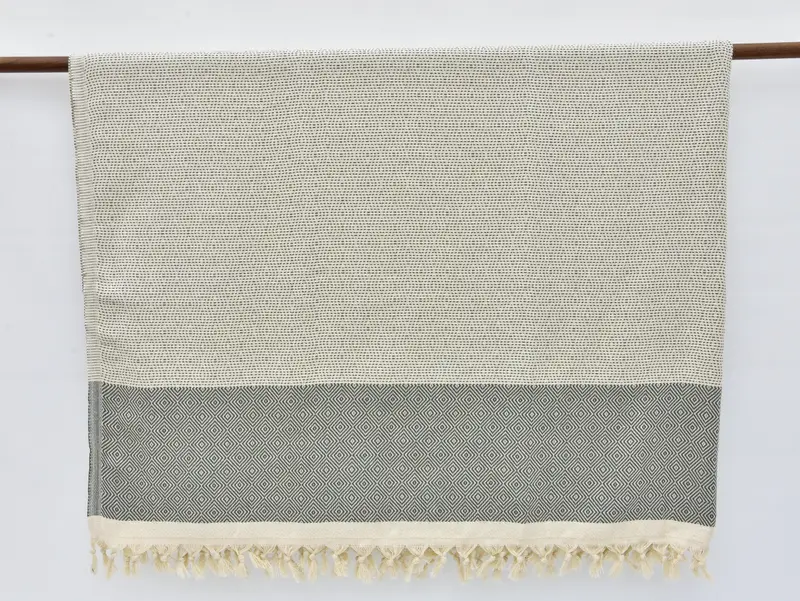 Wedding Favors, Turkish Bedspread, Throw Blanket Couch, Personalized Wedding Gift, 104x80 Cotton Diamond Towel, Personalized Blanket - 4