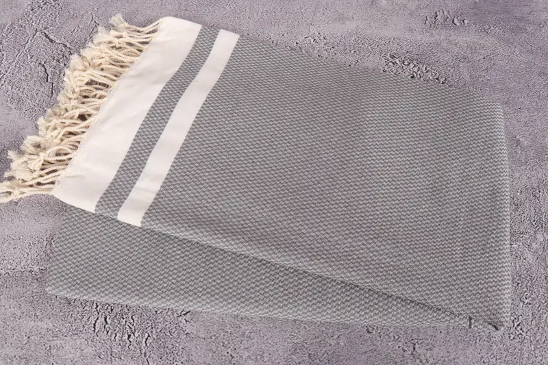 Custom Gifts, Lightweight towel, Turkish beach towel, Oversized Beach Towel, 70x40 Cotton Striped Towel, Turkish Towel Beach, Organic Beach Towel - 6