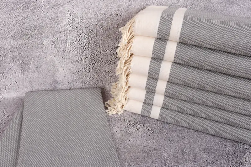 Custom Gifts, Lightweight towel, Turkish beach towel, Oversized Beach Towel, 70x40 Cotton Striped Towel, Turkish Towel Beach, Organic Beach Towel - 2