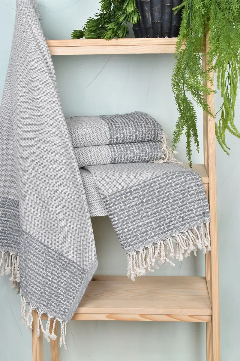 Lightweight Turkish towel for beach, 70x36 Cotton Striped Towel, Soft towel, Personalized Turkish Towel, Bachelorette Favor, Monogrammed Beach Towel - 6