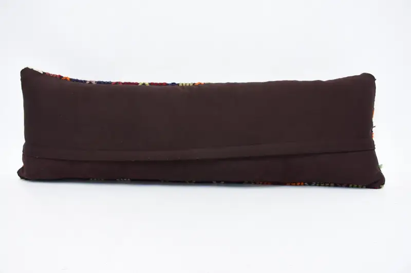12x36 Red Cushion Case, Boho Pillow, Crochet Pattern Cushion, Antique Pillows, Meditation Cushion Cover, Pillow Case, Vintage Pillow - 6