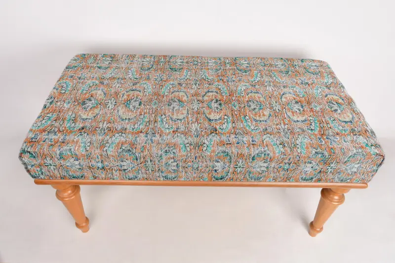 キリム風のオットマンセット、オットマン付きモジュール式ソファセット