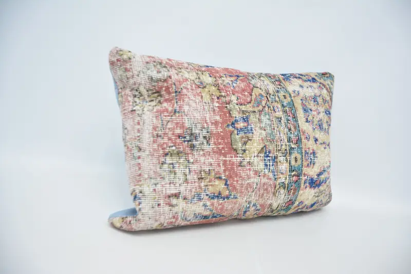 Vintage Kilim Throw Pillow, Comfy Throw Pillow Case, Pillow, 20x28 Beige Pillow, Vintage Pillow, Home Decor Pillow, Turkish Rugs Cushion - 3