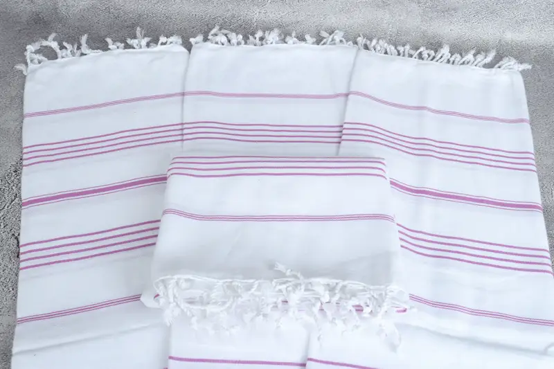 Beach Towel Bulk, Eco-friendly Turkish peshtemal towel, 70x40 Cotton Striped Towel, Custom Towel, Baby Boy Gift, Wedding Favors, Unique Wedding Gift - 4