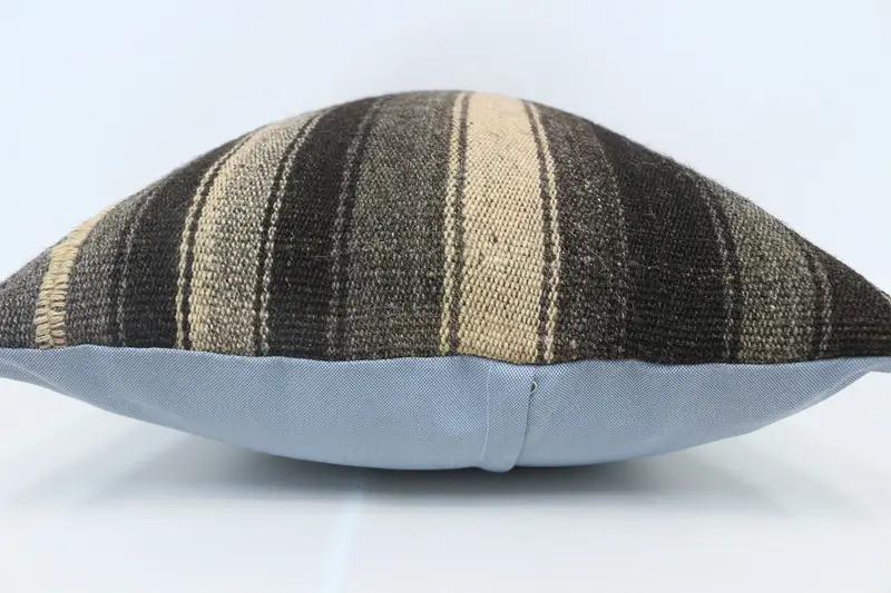 Cushion Cover, Custom Cushion Case, 20x28 Brown Cushion Cover, Car Pillow Case, Antique Pillows, Turkish Kilim Pillow, Gift Pillow - 5