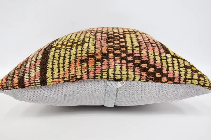 Outdoor Pillow Case, Pillow Cover, 16x16 Pink Pillow Cover, Home Decor Pillow, Vintage Pillow, Decorative Bolster Cushion Case, Boho Pillow - 5