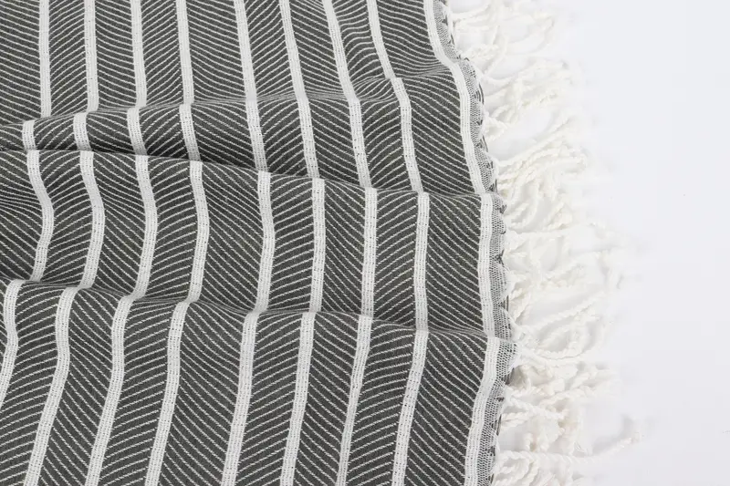 Custom Towel, Yoga Towel, 70x40 Bamboo Herringbone Towel, Luxury towel, Authentic Turkish hammam peshtemal, Valentines Gift, Lightweight towel - 8