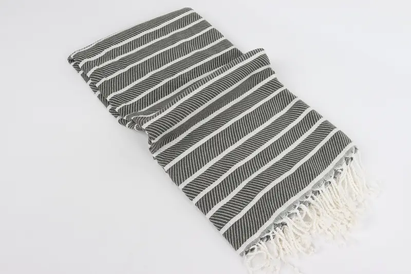 Custom Towel, Yoga Towel, 70x40 Bamboo Herringbone Towel, Luxury towel, Authentic Turkish hammam peshtemal, Valentines Gift, Lightweight towel - 6