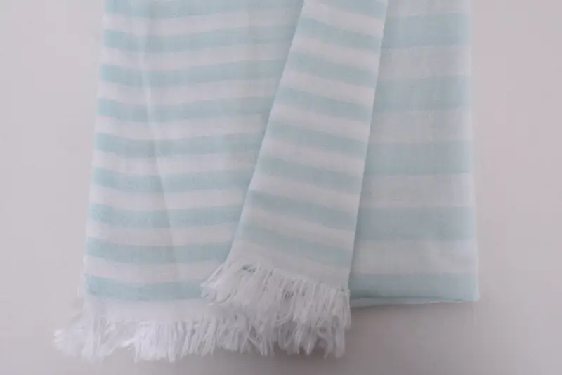 Gift For Bride, Embroidery Towel, Quick-dry peshtemal, Bachelorette Party Gifts Bridesmaids, Bachelorette Party Favors, 68x40 Cotton Striped Towel - 8