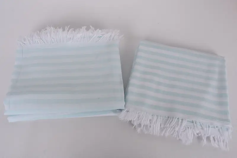 Gift For Bride, Embroidery Towel, Quick-dry peshtemal, Bachelorette Party Gifts Bridesmaids, Bachelorette Party Favors, 68x40 Cotton Striped Towel - 7