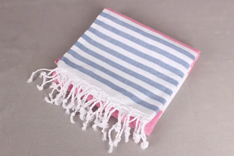 Custom Beach Towel, Monogrammed Beach Towel, Customized Towels, 70x40 Cotton Striped Towel, Personalized Beach Towel, Girl Trip Party Favor - 6